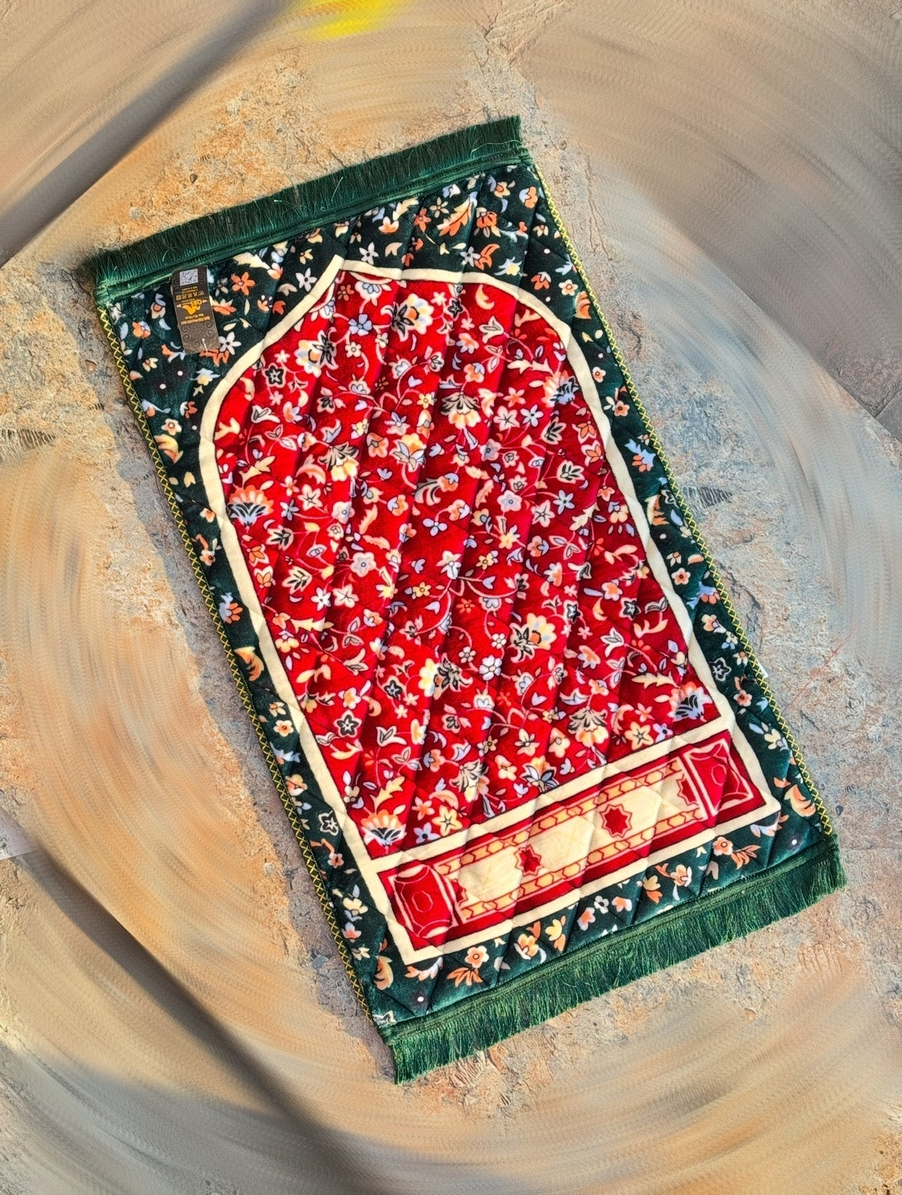 Luxury Foam Filled Soft Prayer Mats Golden